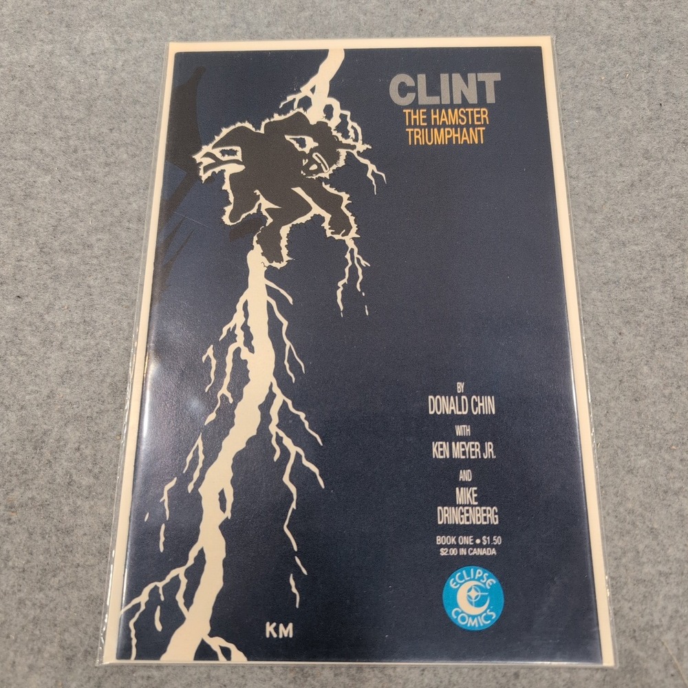 Clint The Hamster Triumphant Book One Eclipse Comics Donald Chin Ken‎ Meyer Jr